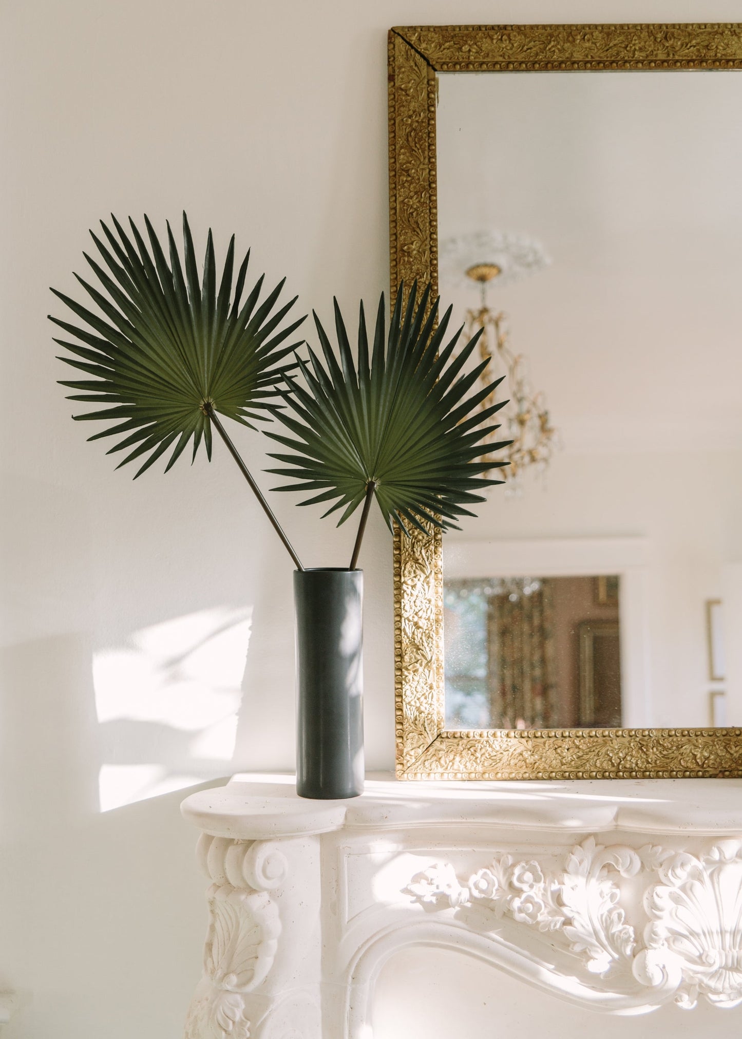 Artificial Fan Palm Leaf - 30"