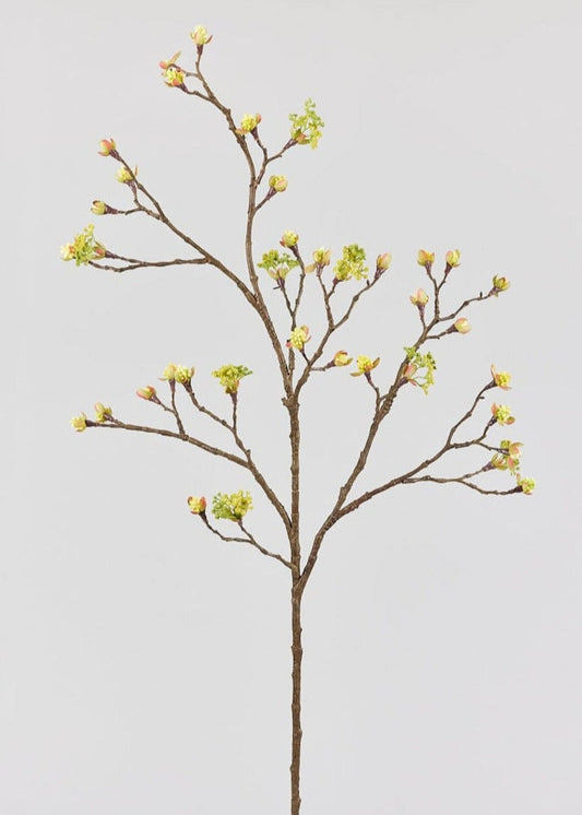 Artificial Budding Flower Branch - 42"