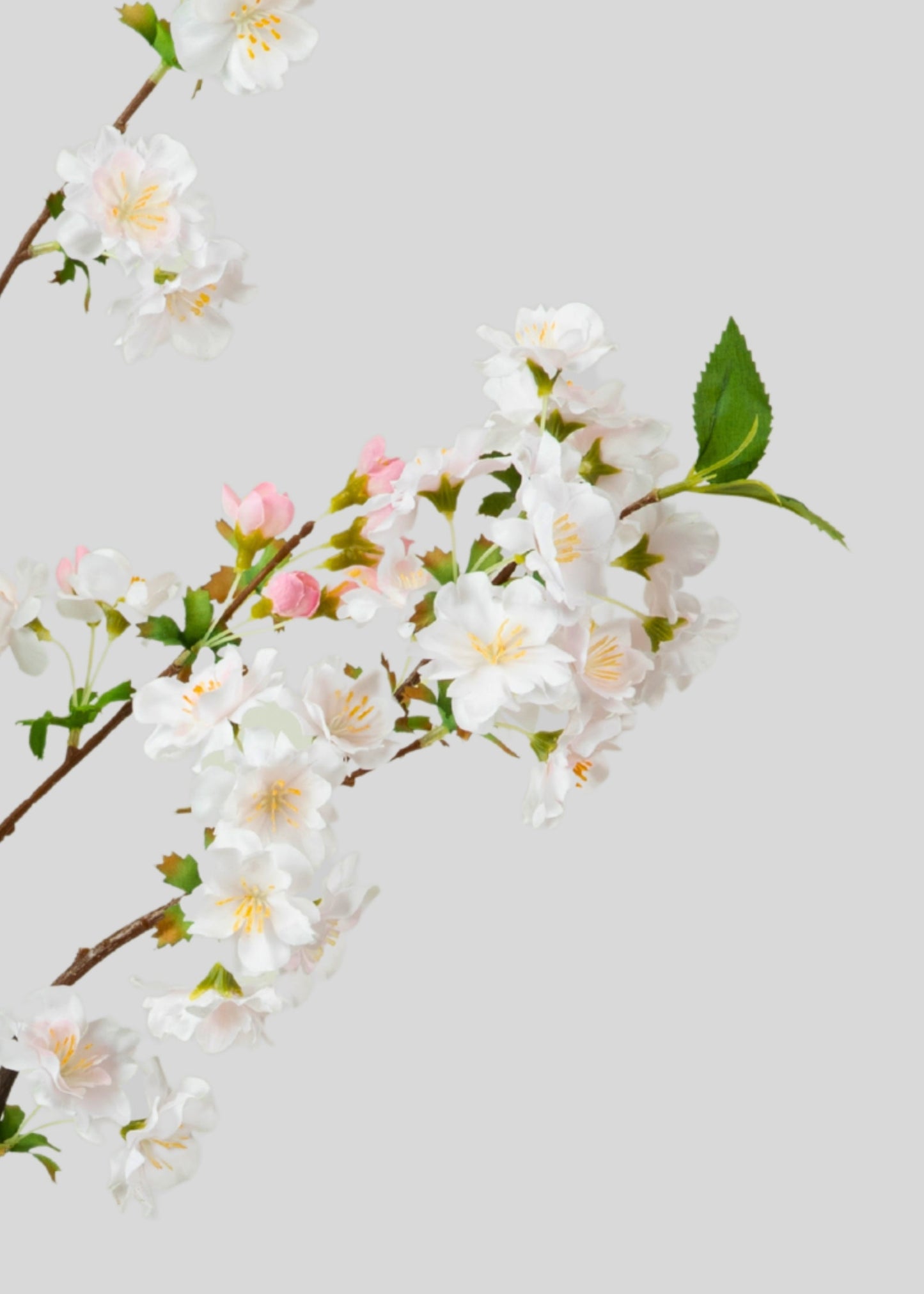 Artificial Cherry Blossom Branch in Blush - 36"